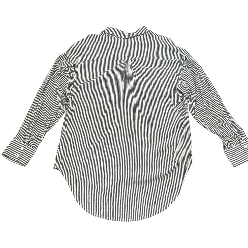 Z Supply Women's Black & White Striped Lalo Button-Up Long Sleeve Top Size XS/S - Picture 5 of 8